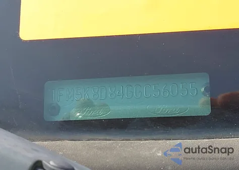 2016 Ford Explorer Xlt z USA, uszkodzony, nr VIN 1FM5K8D84GGC56055